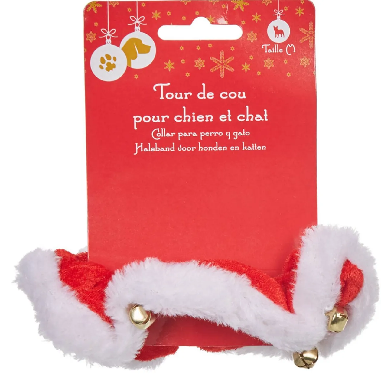 Collier de Noël clochette chien