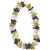 Collier Hawaïen fleur dorée et argentée < Gifi Outlet