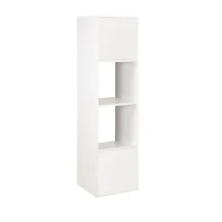 Colonne en bois 4 cases Adam blanche 30xP29,5xH120cm