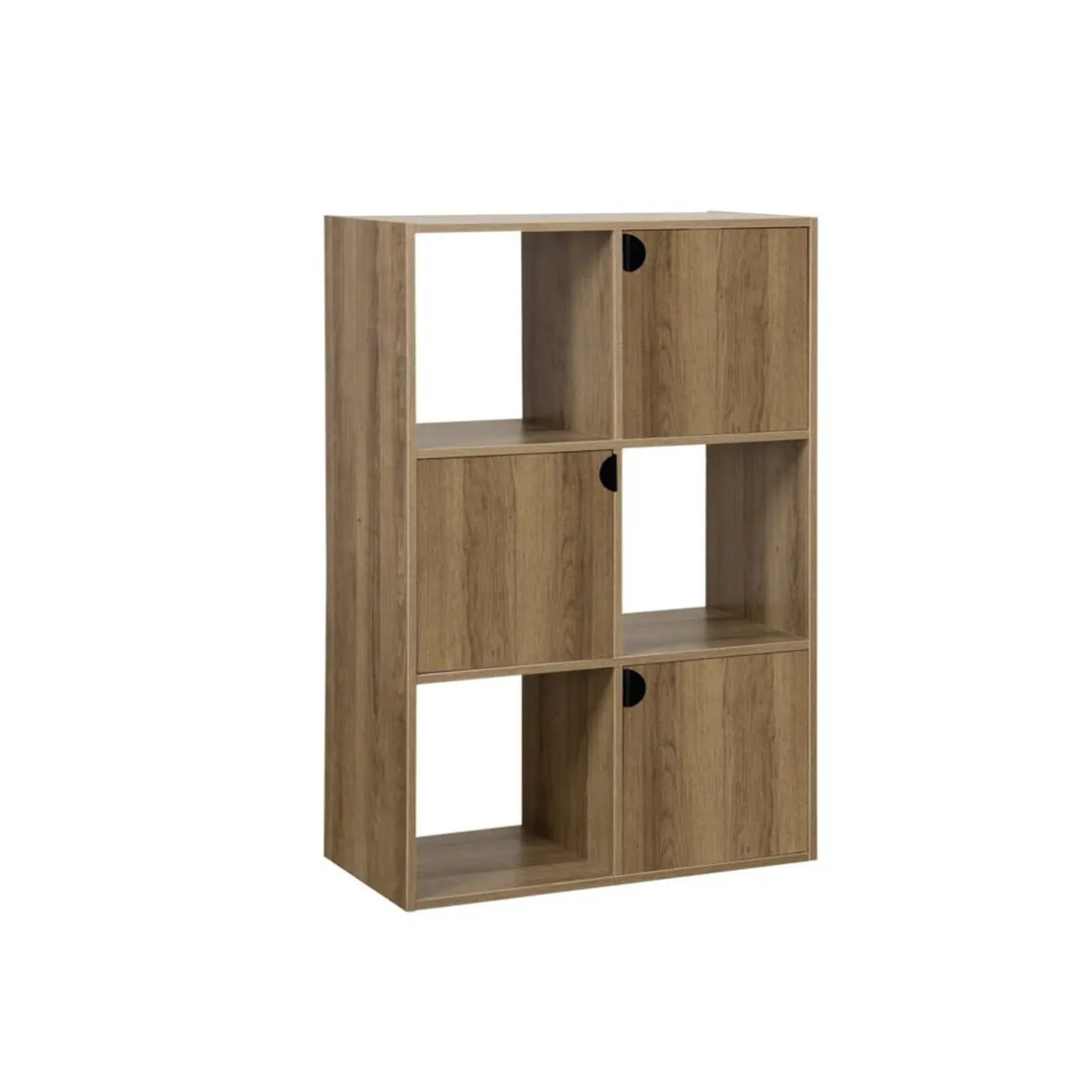 Colonne en bois 6 cases Adam brun naturel 60xP29,5xH90cm < Gifi Online