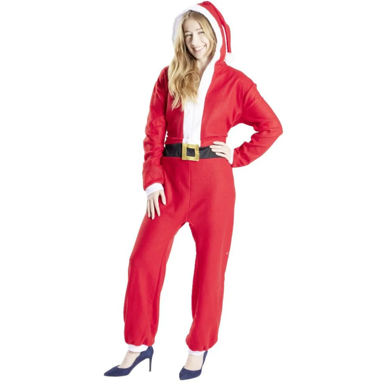 Combinaison de père noël mixte avec capuche Taille L/XL < Gifi