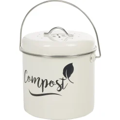 Composteur de cuisine beige noir design compost < Gifi Sale