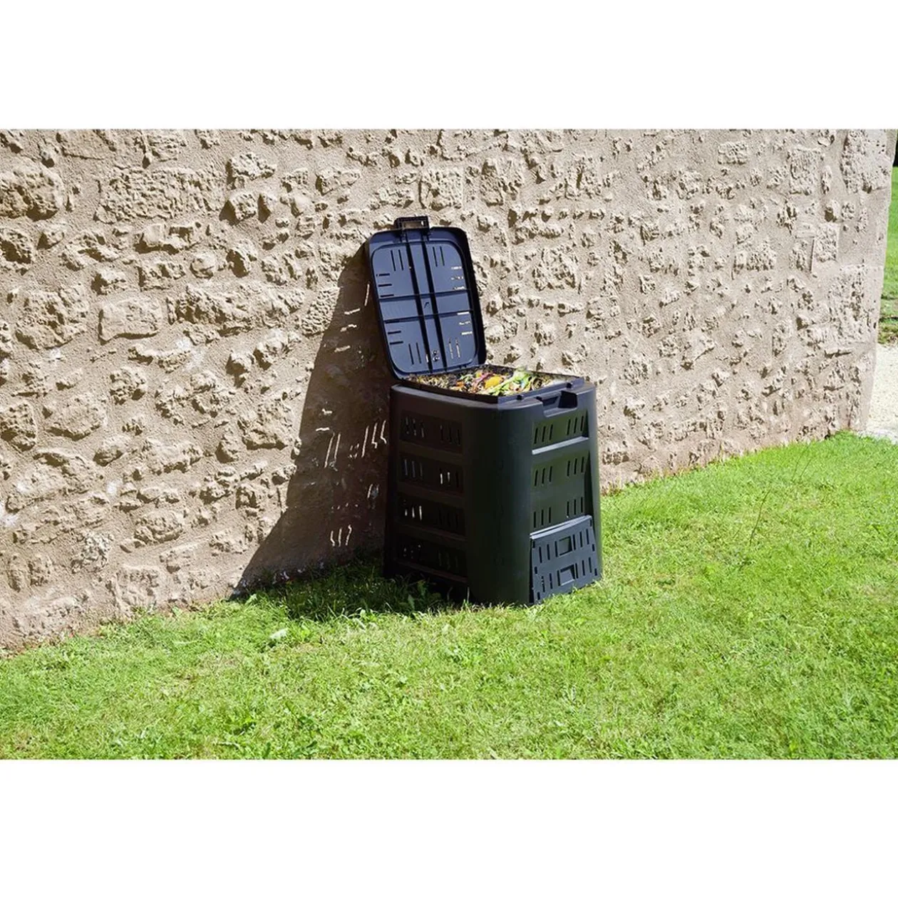Composteur noir 70x70xH80cm 320 L