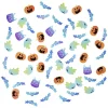 Confettis de table citrouille Halloween 15g