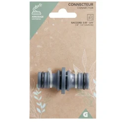 Connecteur pour tuyau 2 pièces raccord 5/8
