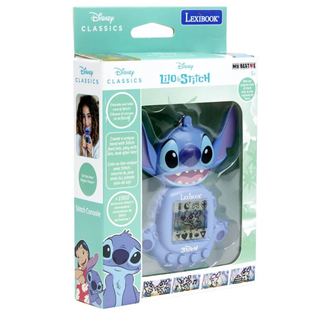 Console de jeu Stitch écran LCD plastique 15x12cm < Gifi Discount