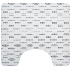 Contour WC PVC motif terrazzo noir et blanc 49,5x15cm < Gifi New