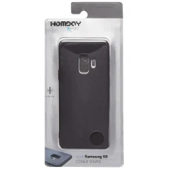 Coque souple noire pour Samsung Galaxy S9