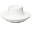 Coquetier rond blanc en dolomite Ø5xH2cm < Gifi Discount