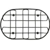 Corbeille à fruit ovale en métal noir 14x7xH5,2cm < Gifi Online