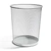 Corbeille à papier métal mesh gris Ø29,5xH25,5cm < Gifi Best