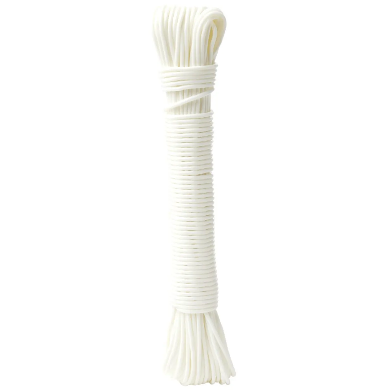 Corde à linge plastique blanc 20m