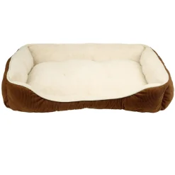 Couchage animal taille L coton flanelle beige et marron 70x90cm (2 modèles) < Gifi Sale