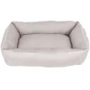 Couchage animal tissu coton beige 60x40xH15cm