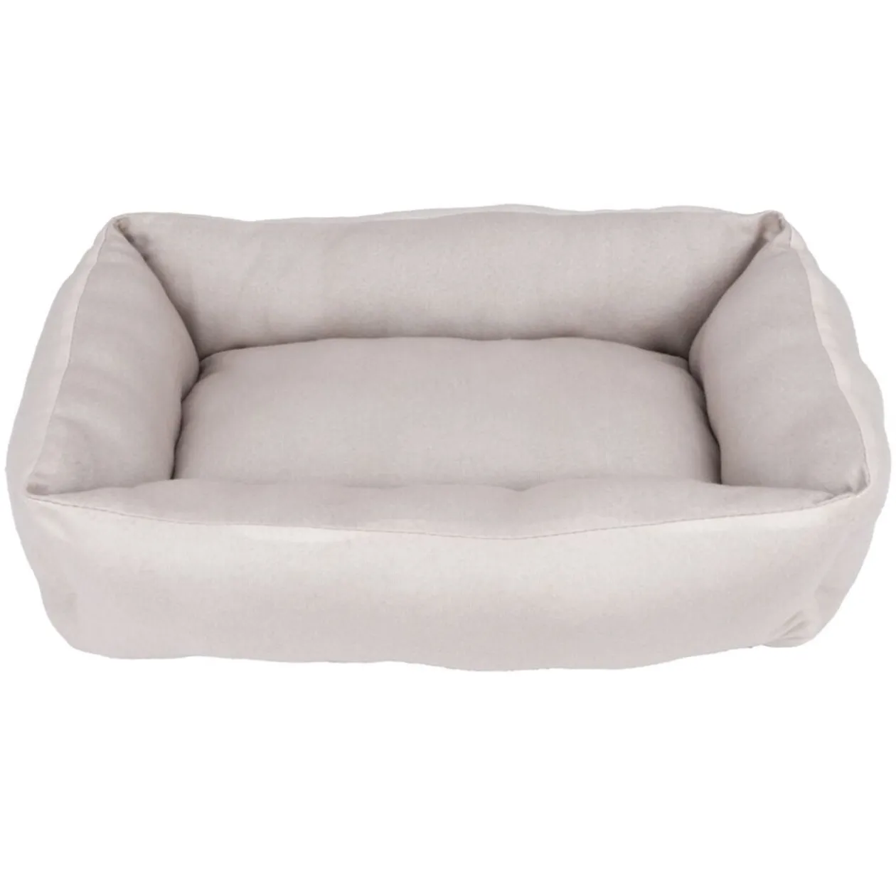 Couchage animal tissu coton beige 60x40xH15cm
