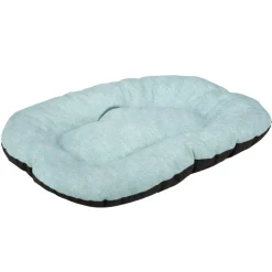 Couchage chien ou chat coton et polyester bleu 35x50cm