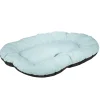Couchage chien ou chat coton et polyester bleu 48x70cm