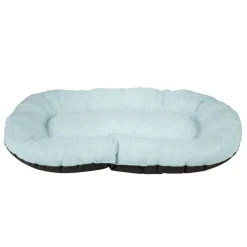 Couchage chien ou chat coton et polyester bleu 48x70cm