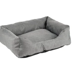 Couchage pour animal taille S L60X45XH18 cm gris