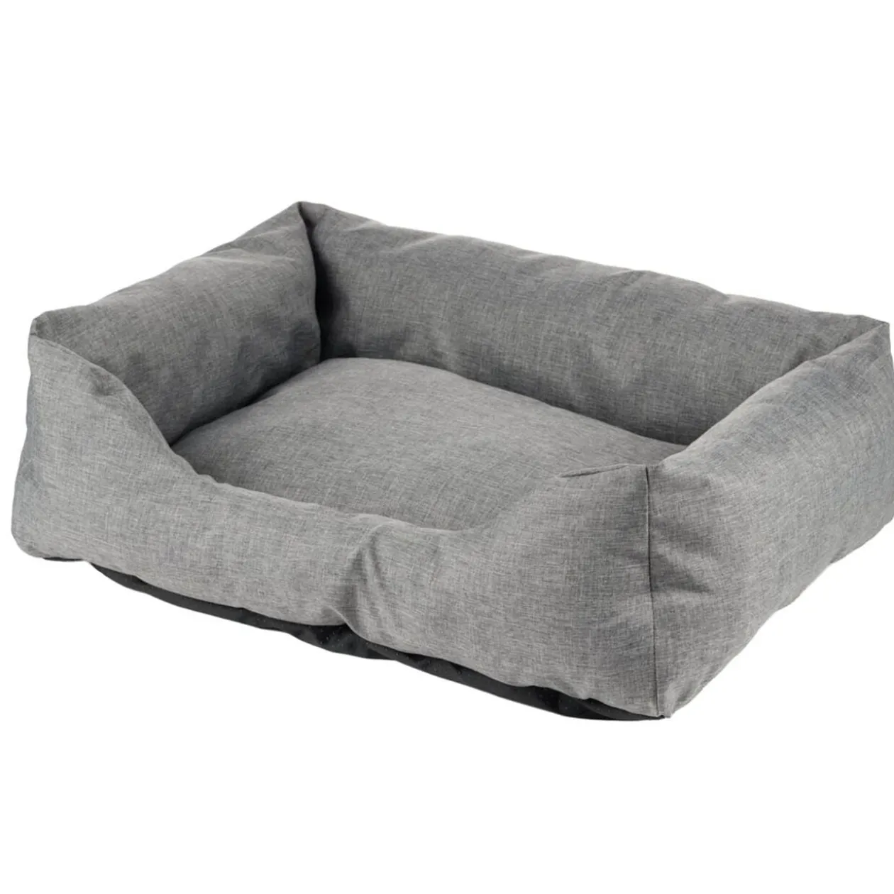 Couchage pour animal taille S L60X45XH18 cm gris