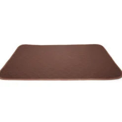Couchage pour chien de taille moyenne polyester marron 75x55cm