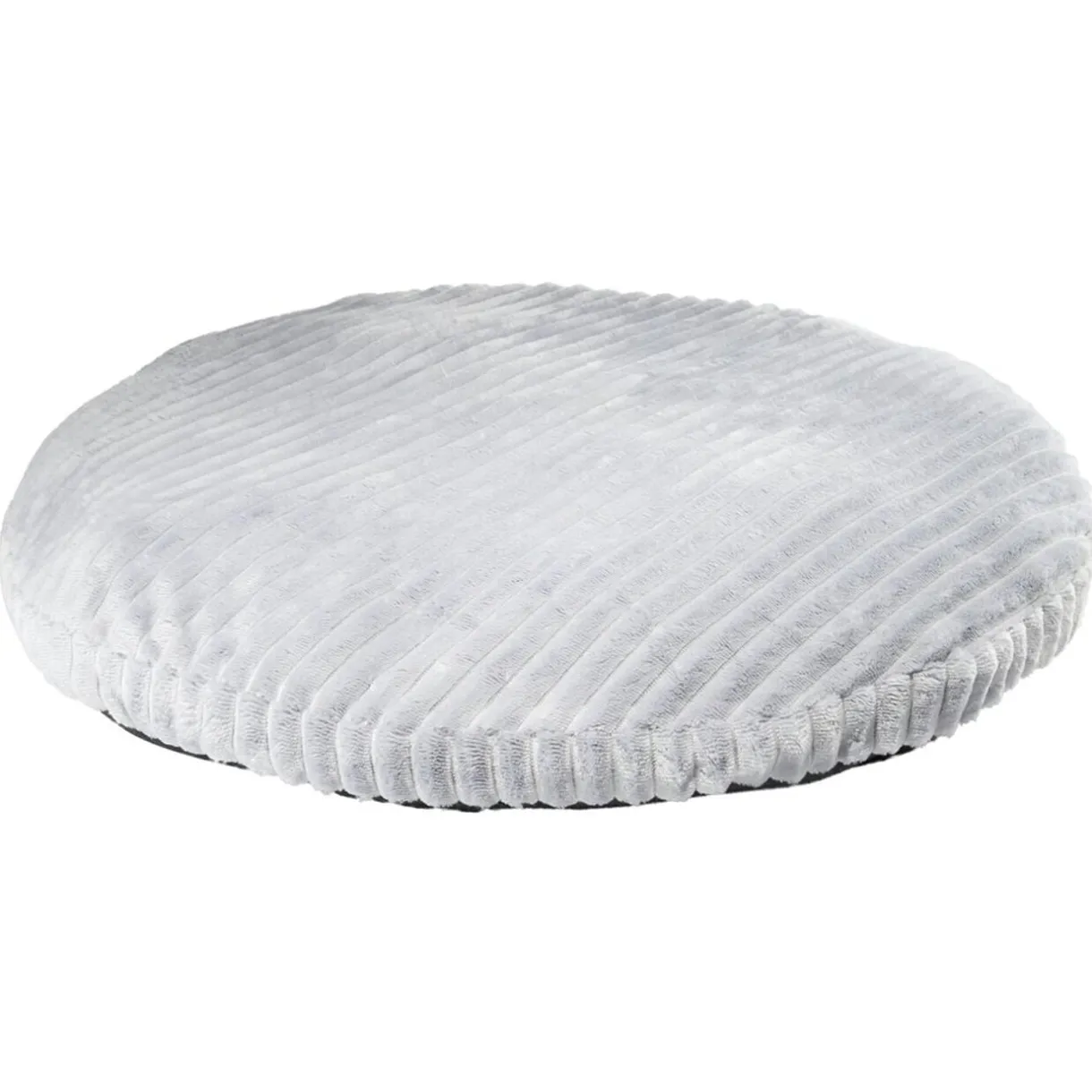 Couchage pour chien ou chat rond gris Ø70xH5cm < Gifi