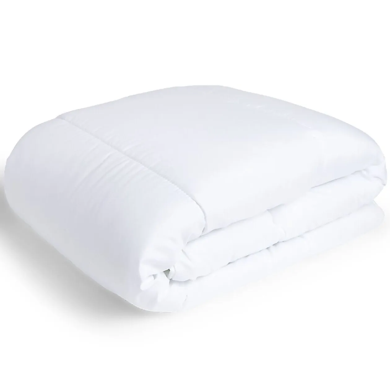 Couette caline polyester blanc 1 place 140x200cm