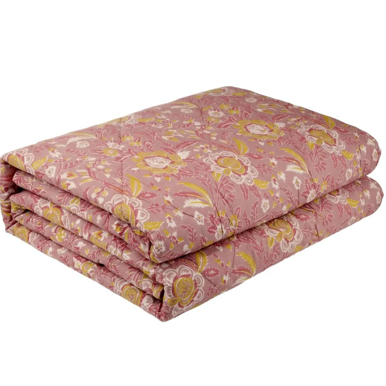 Couette légère 2 personnes imprimée polyester 220x240cm (2 modèles)