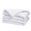 Couette 2 personnes 240x220cm tempérée microfibre lavée toucher doux uni blanc < Gifi New