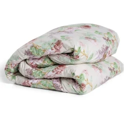 Couette 1 personne 140x200cm avec motif imprimé fleurs