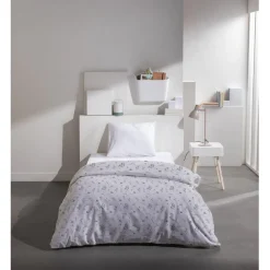 Couette 1 personne 140x200cm imprimé motif (4 modèles)