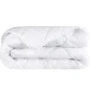 Couette tempérée 240x220cm 2 personnes uni blanc