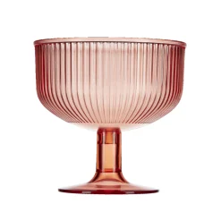 Coupe de glace sur pied 300ml plastique orange