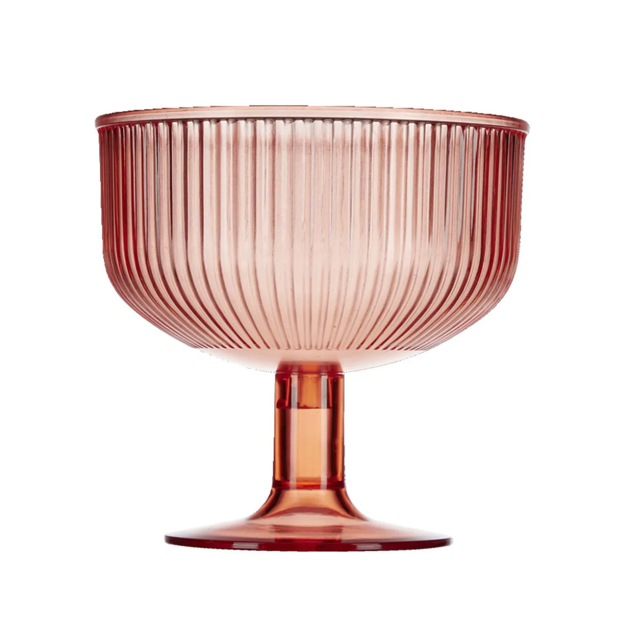 Coupe de glace sur pied 300ml plastique orange