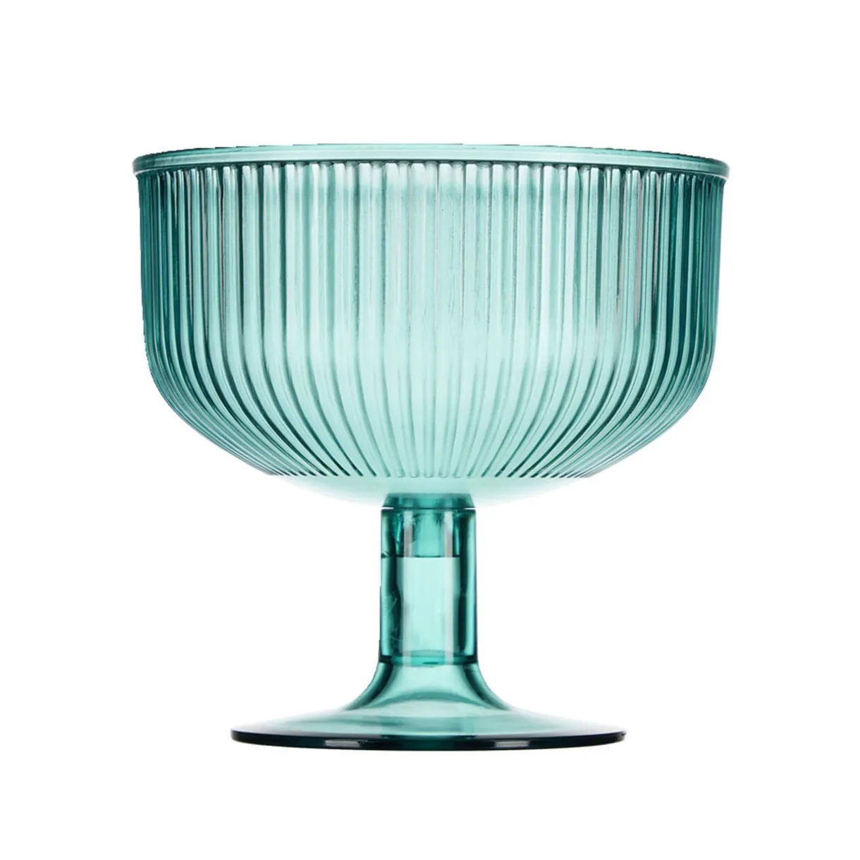 Coupe de glace sur pied 300ml plastique vert < Gifi