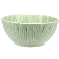 Coupelle bol en dolomite forme fleur Ø13xH6cm (3 modèles)