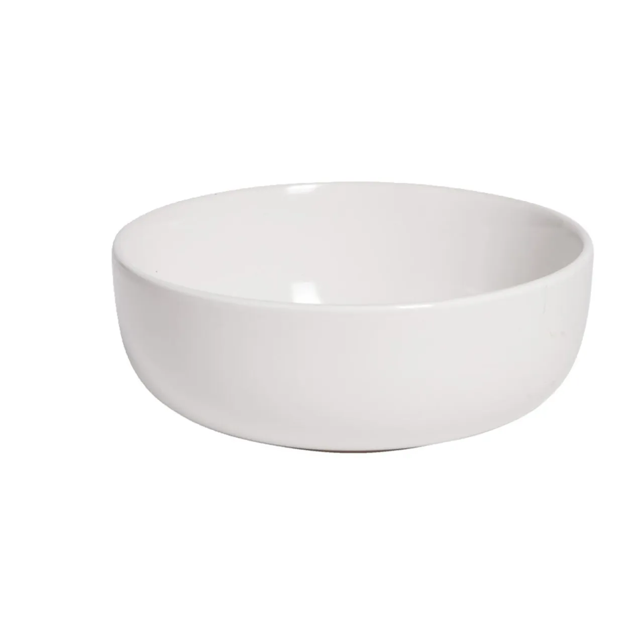 Coupelle en grès Oslo blanc Ø15xH6cm