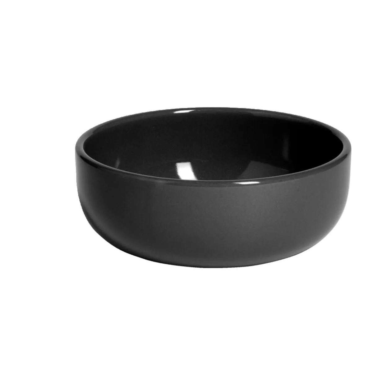 Coupelle en grès Oslo noir Ø15xH6cm < Gifi