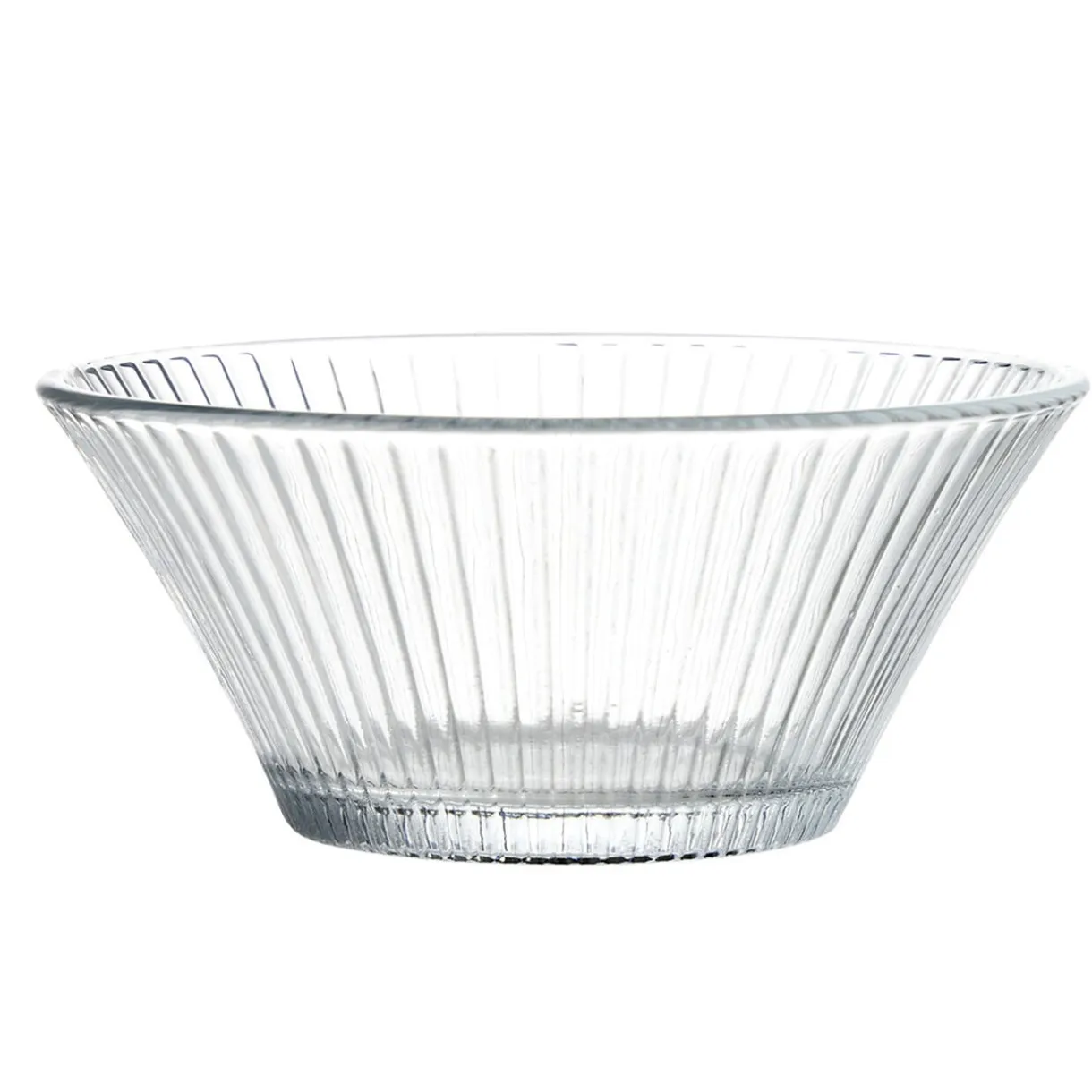 Coupelle en verre strié vert H5,4cm < Gifi Discount