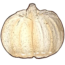 Coupelle forme citrouille céramique marron 22x19xH2,5cm < Gifi Sale
