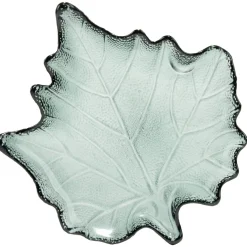 Coupelle forme feuille verre transparent 21,5x20,5xH3cm < Gifi Hot