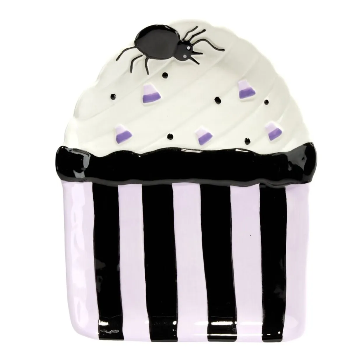 Coupelle Halloween cupcake dolomite noir et blanc 13x17cm < Gifi Clearance