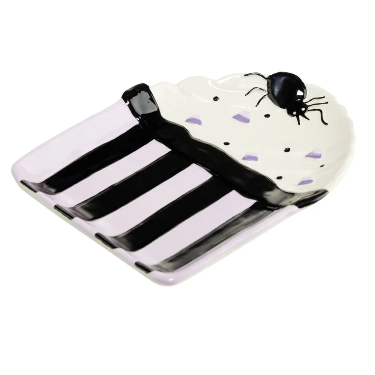Coupelle Halloween cupcake dolomite noir et blanc 13x17cm < Gifi Clearance