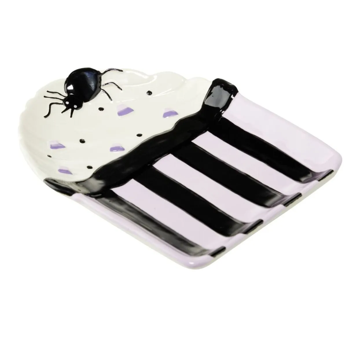 Coupelle Halloween cupcake dolomite noir et blanc 13x17cm < Gifi Clearance