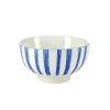 Coupelle porcelaine "Felicita" blanche et bleue Ø11,5cm < Gifi Outlet