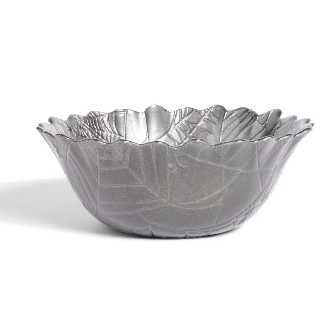 Coupelle ronde en verre design feuille gris Halloween Ø15cm < Gifi Discount