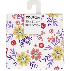 Coupon tissu 100% coton 50x50cm < Gifi Outlet