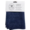 Coupon tissu coton 50x70cm bleu marine
