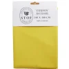 Coupon tissu coton 140x300cm jaune
