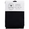 Coupon tissu coton 140x300cm noir